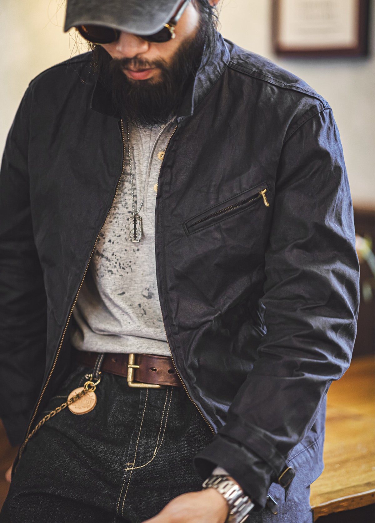 American Retro Fourth Generation Wax Tough Guy Canvas Men's Jacket - Harmony Gallery