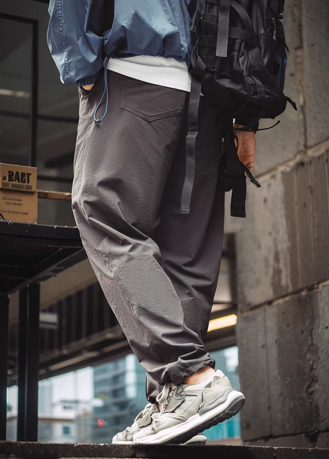 American Casual Outdoor Functional Tapered Elastic Waist Men's Trousers - Harmony Gallery
