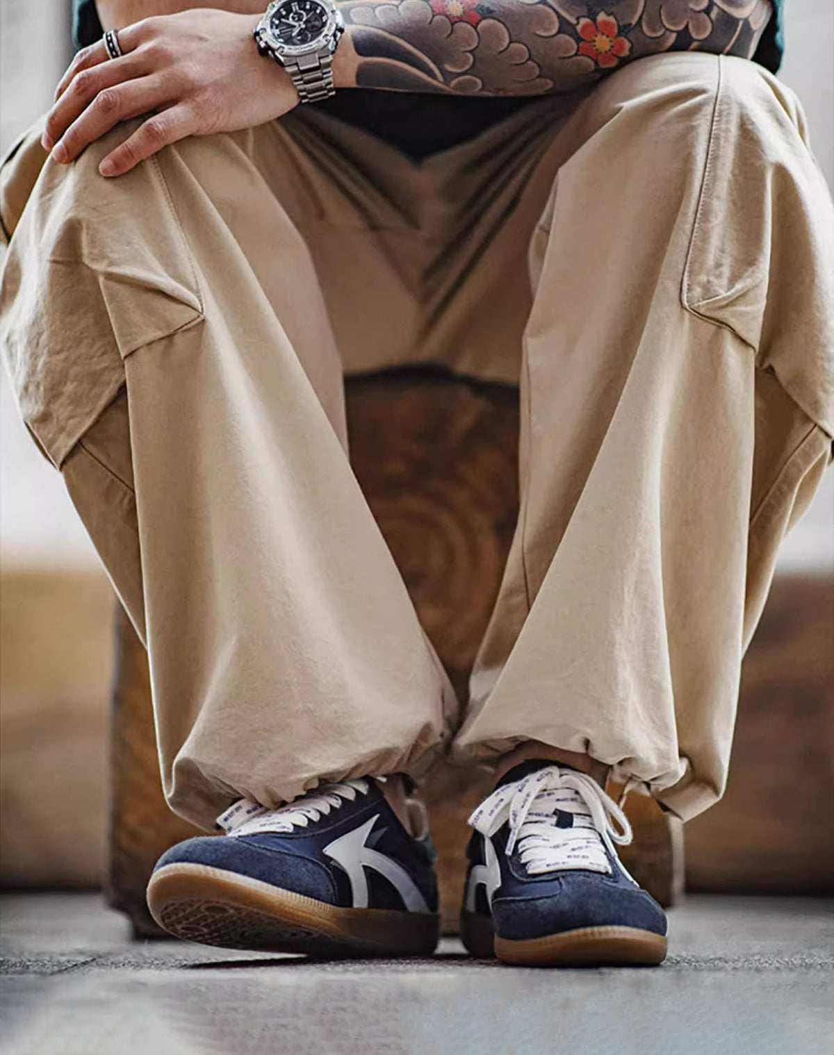 American Retro Moral Sports Lightweight Soft-Soled Men's Casual Shoes - Harmony Gallery