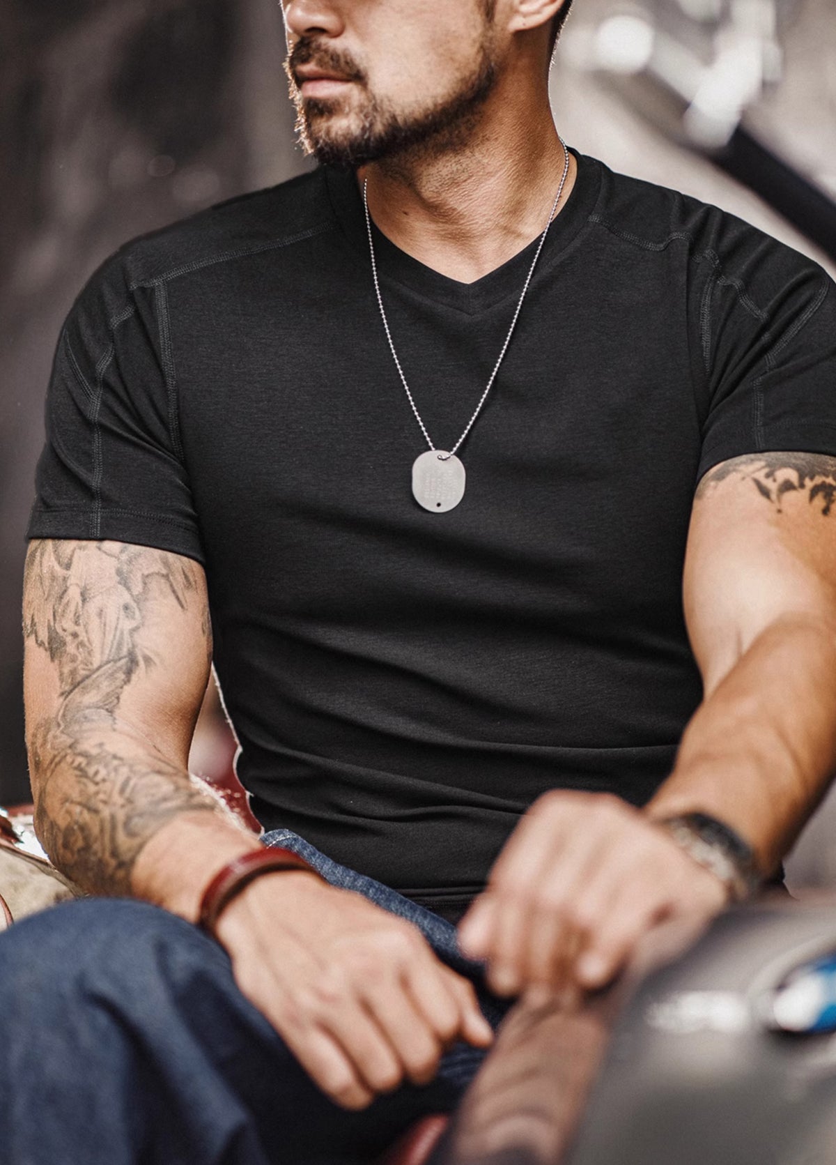 American Lyocell Cool Quick-Drying Fitness Clothes Slim Men's T-Shirt - Harmony Gallery