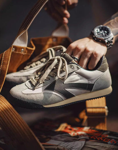 Stitching Retro Discovery Jogging Forrest Moral Men's Sports Shoes - Harmony Gallery
