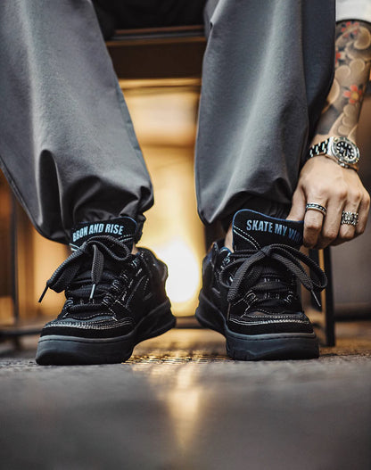 American Retro Thick-soled Skateboard Men's Casual Shoes - Harmony Gallery