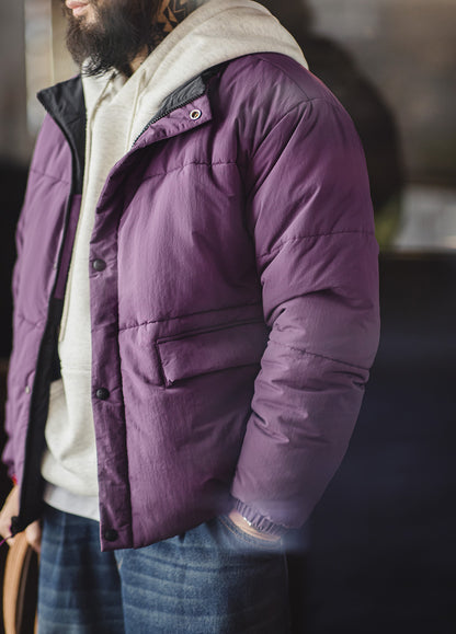 American Reversible Warm Mountain Thickened Cotton Coat Short Men's Jacket - Harmony Gallery