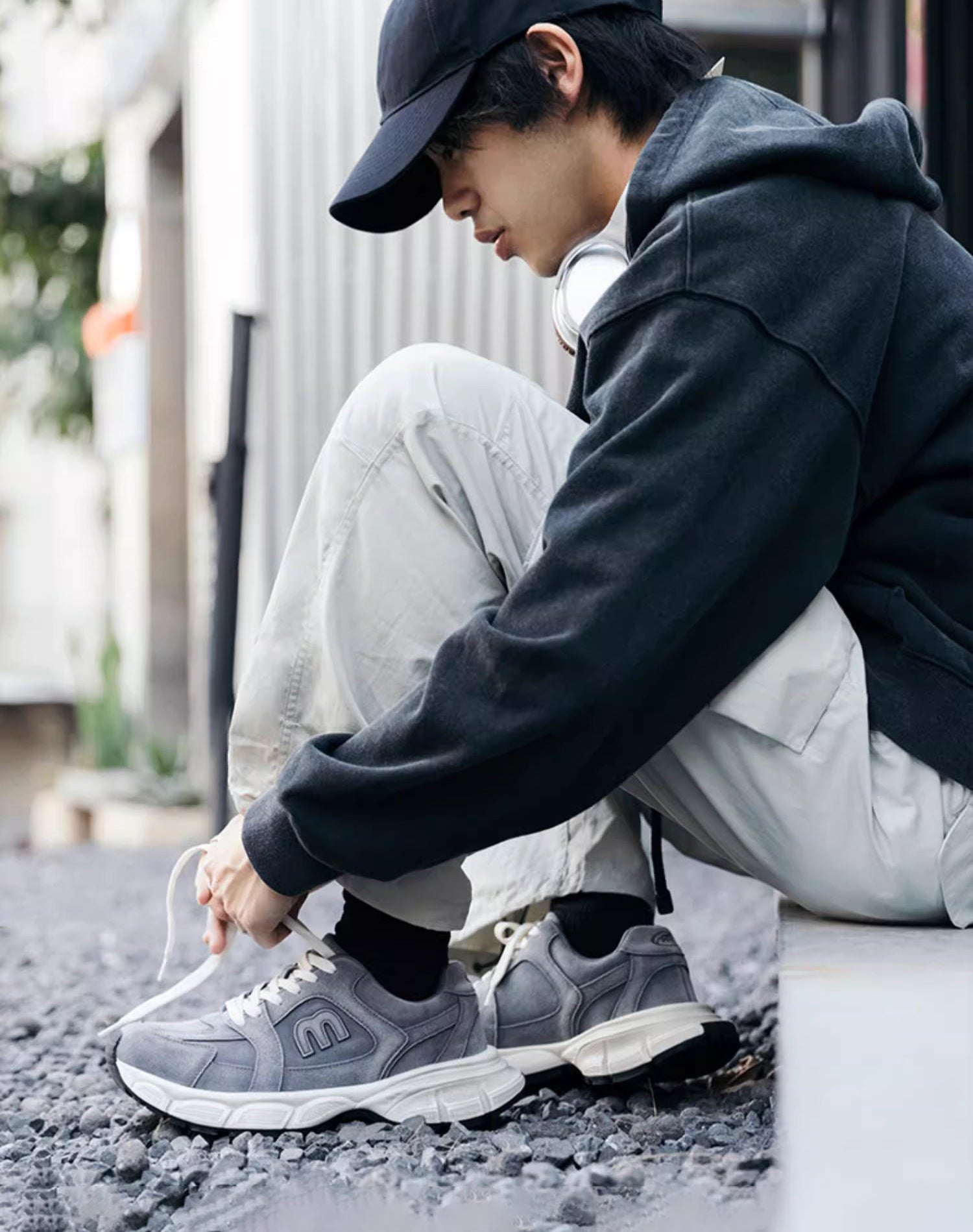 Reverse Planet  Retro Casual Thick Bottom Heightening Jogging Men's Sports Shoes - Harmony Gallery
