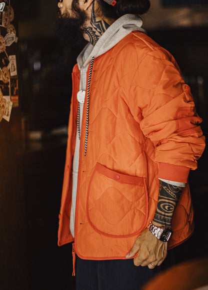 American Quilted M65 Cotton Short Thin With Lining Base Baseball Men's Jacket