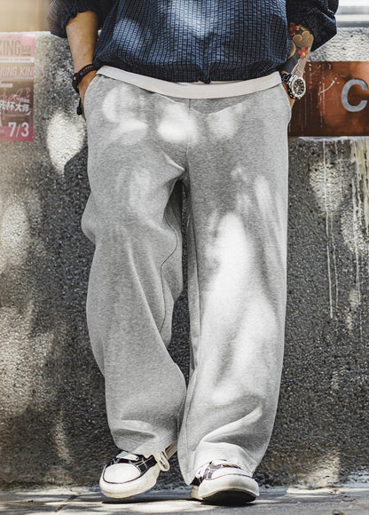 American Jogger Sweatpants Heavyweight Straight-Leg Sports Men's Trousers