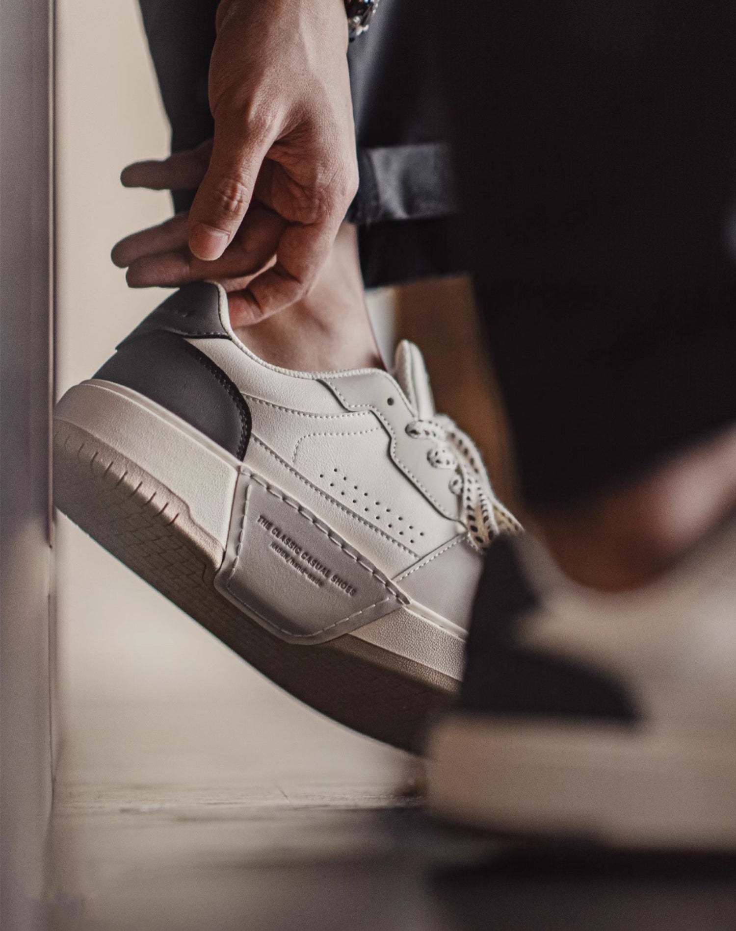 American Retro thick-soled Deconstructed Low-Top Breathable Men's Casual Shoes - Harmony Gallery