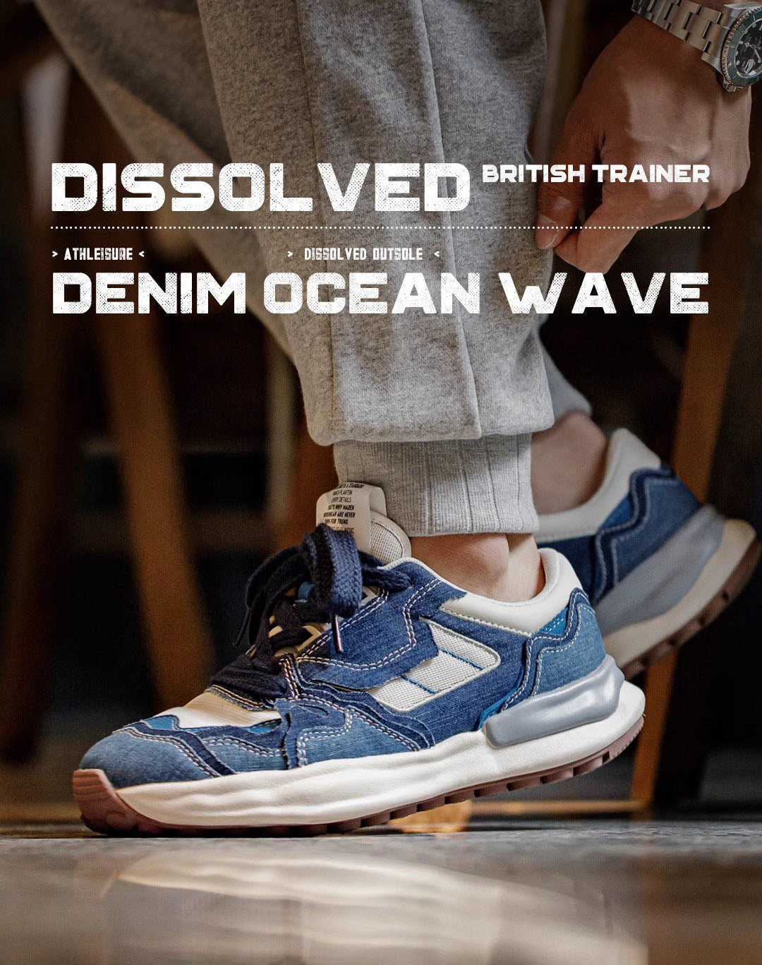 Dissolved Ying Retro All-Match Jogging Bread Men's Sports Shoes - Harmony Gallery