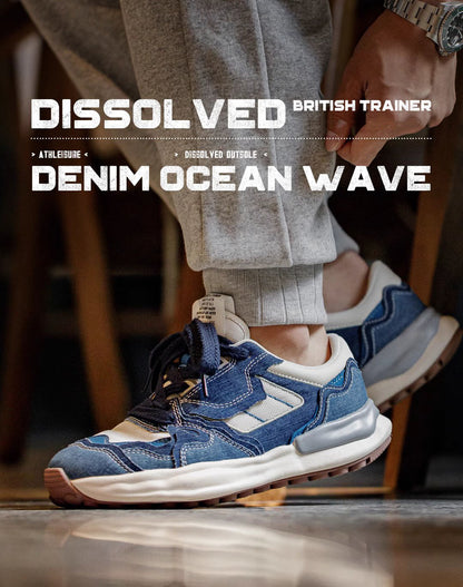 Dissolved Ying Retro All-Match Jogging Bread Men's Sports Shoes - Harmony Gallery