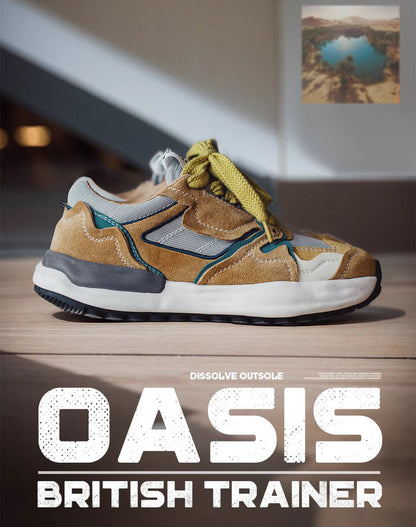British Oasis Retro Dissolving Thick-Soled Men's Sports Shoes - Harmony Gallery