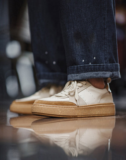 Retro Breathable Skateboard Heightening All-Match Men's Casual Shoes - Harmony Gallery