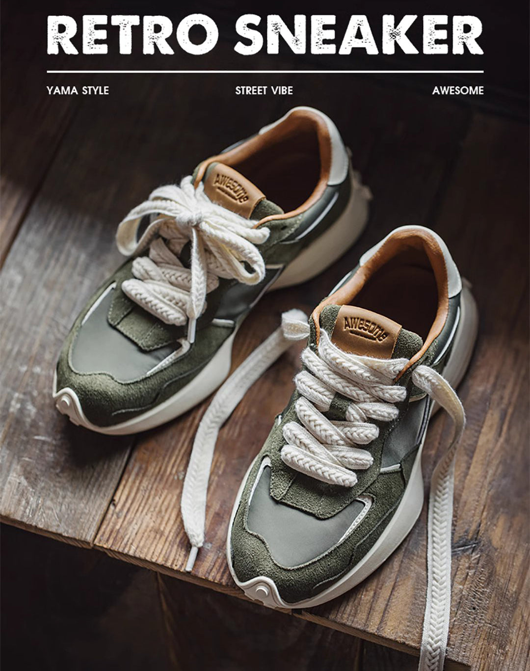 American Retro Dad Jogging High-End Versatile Casual Men's Sports Shoes - Harmony Gallery