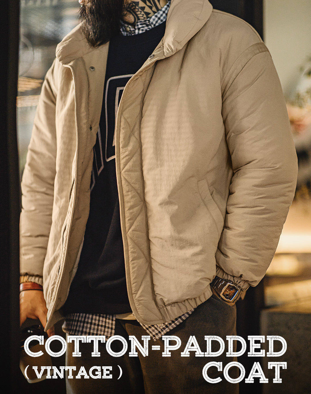 American Retro Thickened Cotton Coat Warm Cold-Proof Men's Jacket - Harmony Gallery