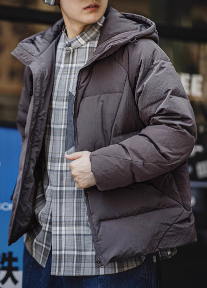 American 90 White Wear Outside Warm Cold-Proof Bread Men's Jacket - Harmony Gallery