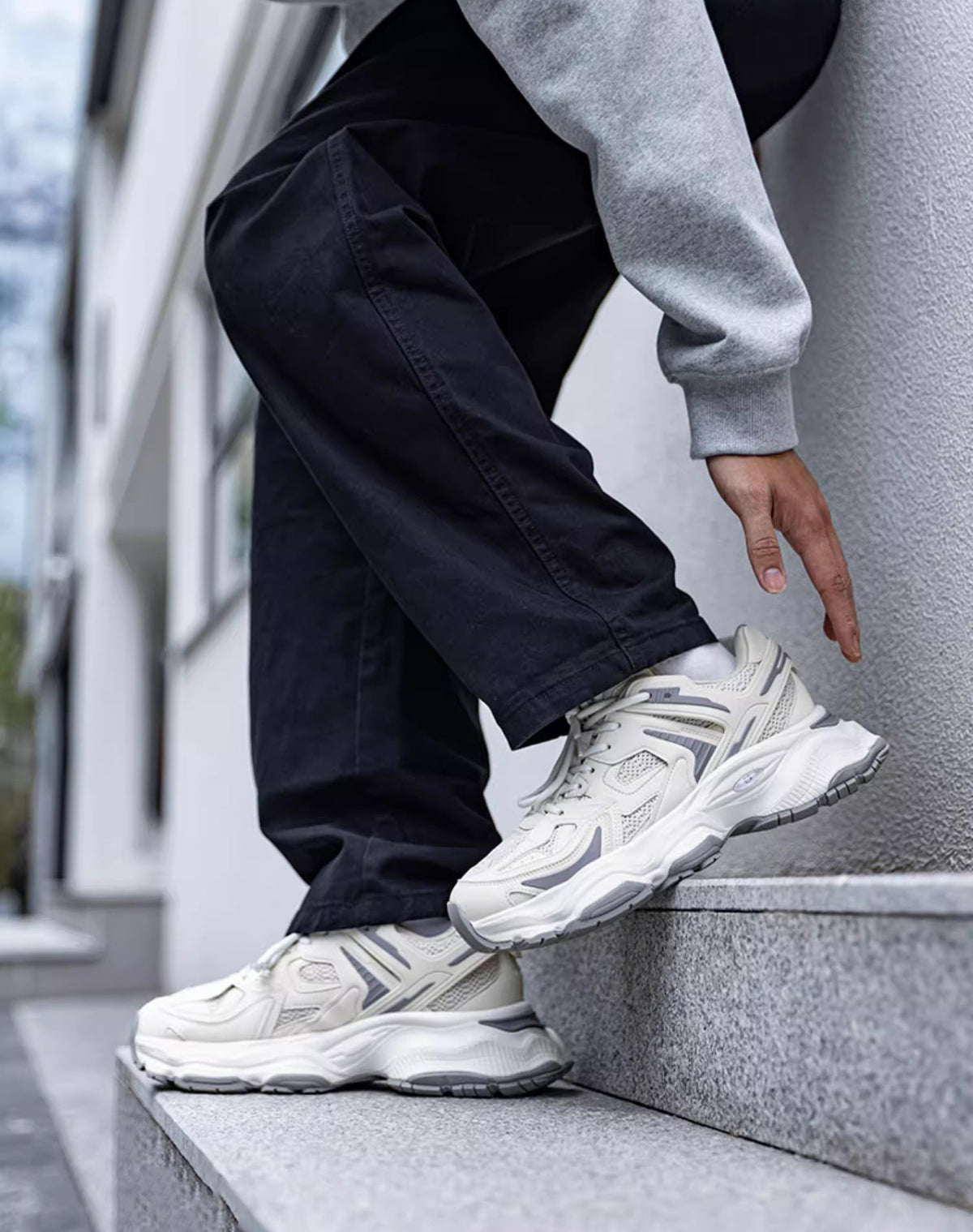 American Retro Jogging Space Thick Sole Height Increase Casual Men's Sports Shoes - Harmony Gallery
