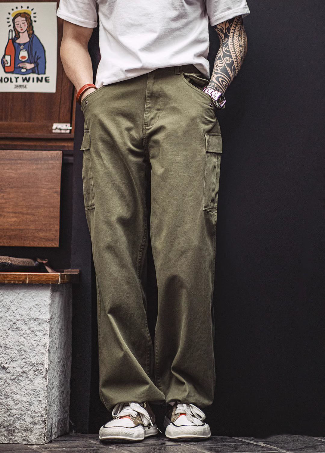 American Retro M51 Multi-Pocket Military Tactical Men's Trousers - Harmony Gallery
