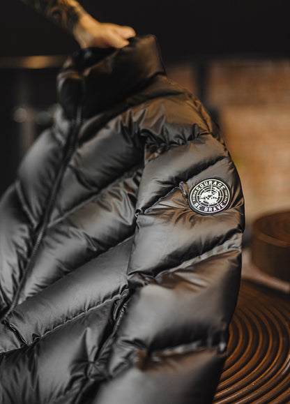 American Matte Short Sealed Bread Warm Outerwear Drill-Proof Men's Jacket - Harmony Gallery