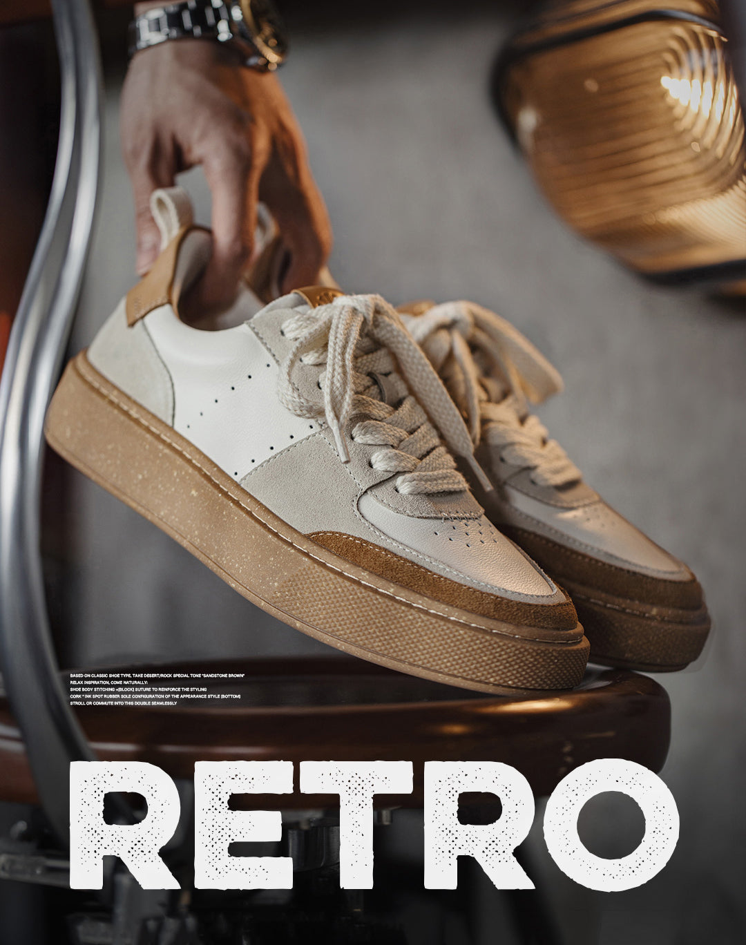 Retro Breathable Skateboard Heightening All-Match Men's Casual Shoes - Harmony Gallery