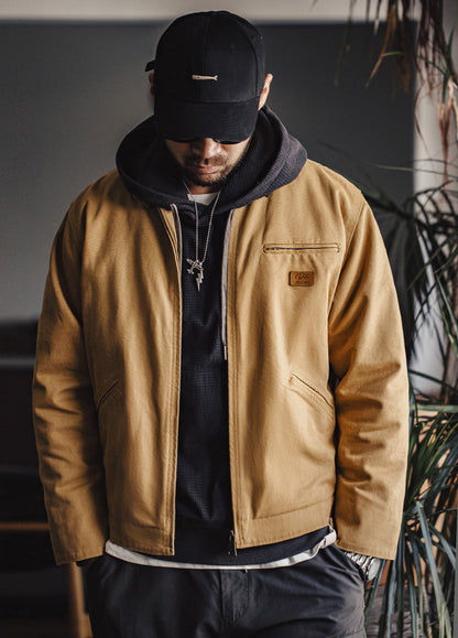 American Retro Detroit Cotton Interstellar Hunting Outfit Keep Warm Men's Jacket - Harmony Gallery