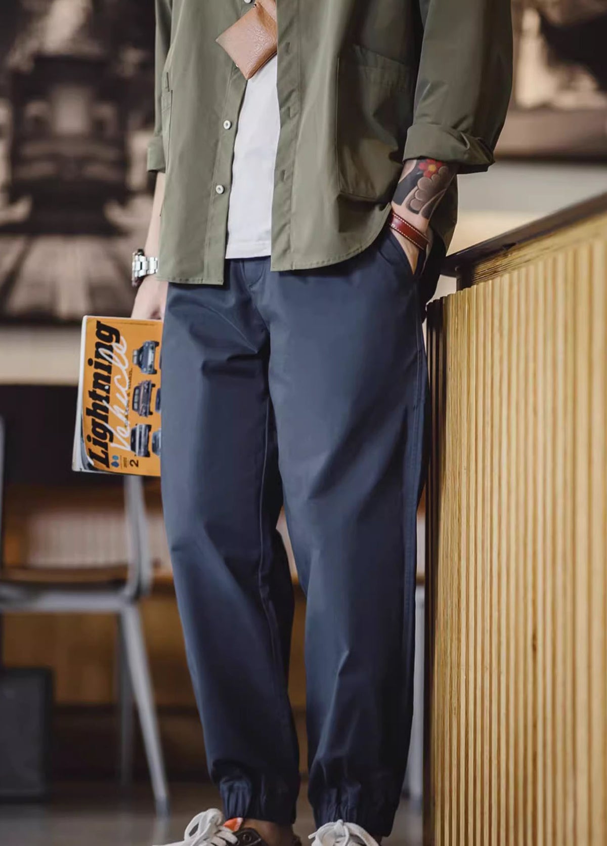 American Retro Easy Pants Casual Loose Men's Trousers - Harmony Gallery