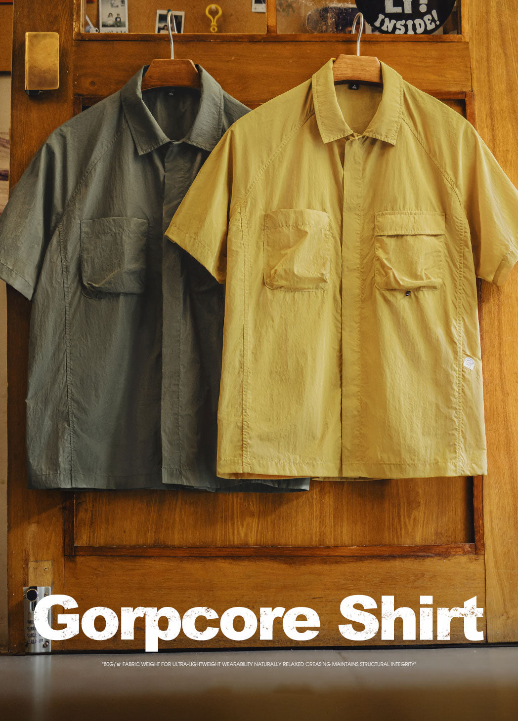 American Mountain Outdoor Quick-Drying Texture Thin Pocket Men's Shirt - Harmony Gallery