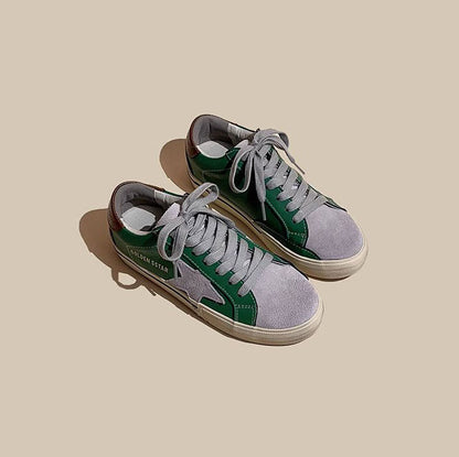 German Training Flat Leather Sport Women's Shoes - Harmony Gallery