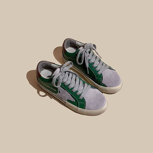 German Training Flat Leather Sport Women's Shoes - Harmony Gallery