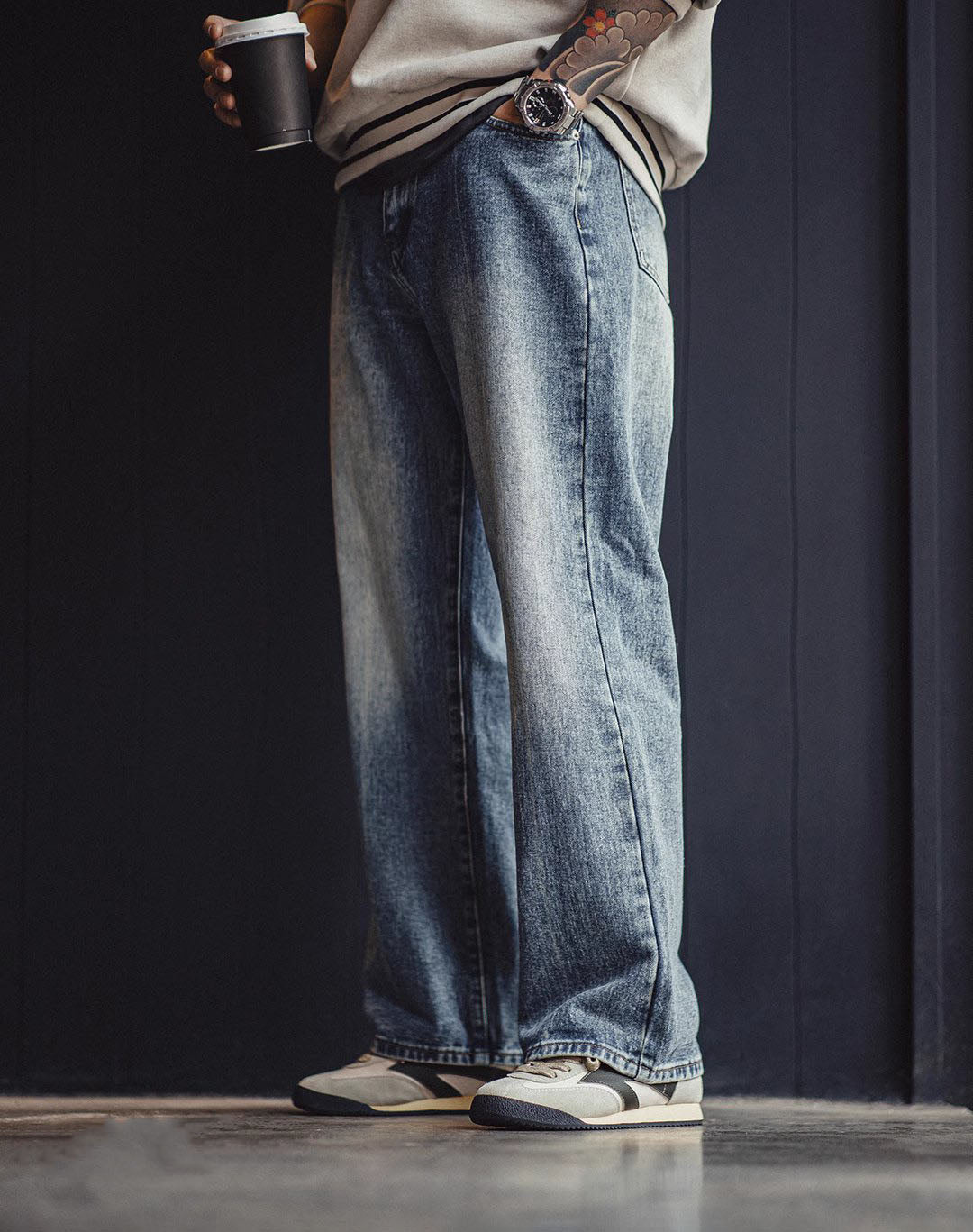 Stitching Retro Discovery Jogging Forrest Moral Men's Sports Shoes - Harmony Gallery