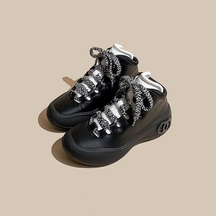 Fashion Authentic Wind Board High-Top Women's Shoes - Harmony Gallery