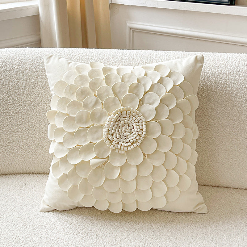 Vibrant Blossom Beauty 3D Floral Decorative Throw Pillows - Harmony Gallery