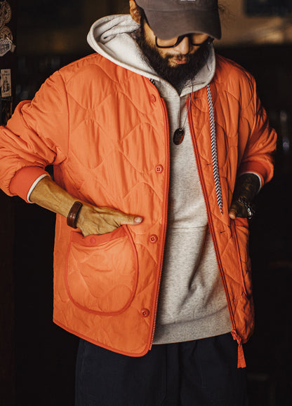 American Quilted M65 Cotton Short Thin With Lining Base Baseball Men's Jacket