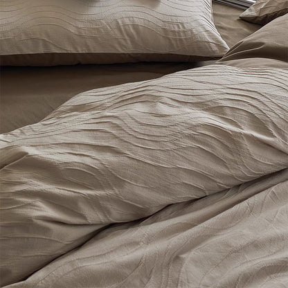 Light Luxury And High-End Curve Jacquard Four-Piece Cotton Bed Set - Harmony Gallery