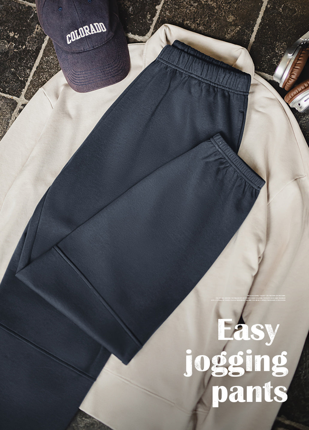 American Three-Dimensional Tailoring Sweatpants Drape Sports Men's Trousers - Harmony Gallery