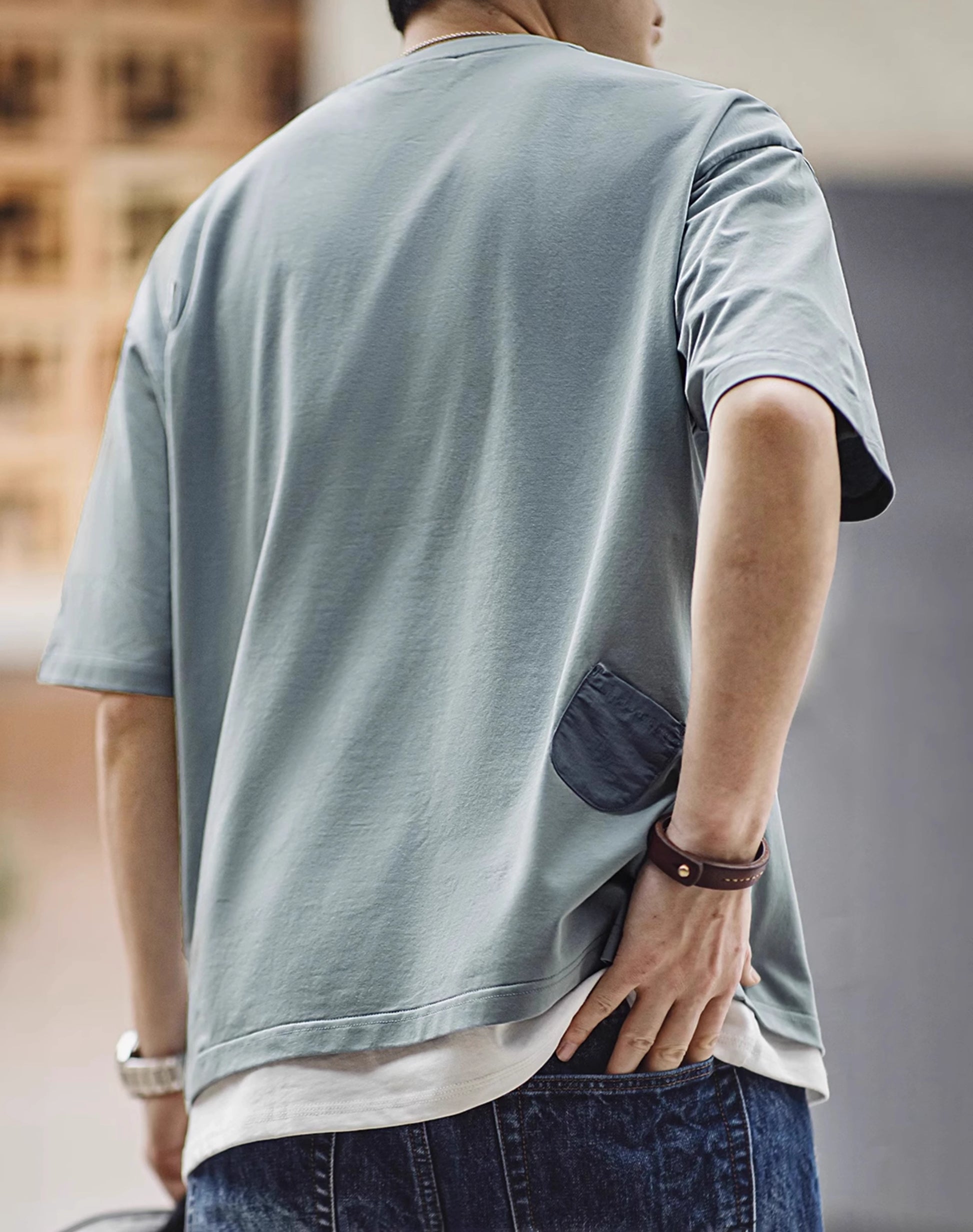 American Sorona Cool Breathable Antibacterial Half-Sleeved Men's T-Shirt - Harmony Gallery
