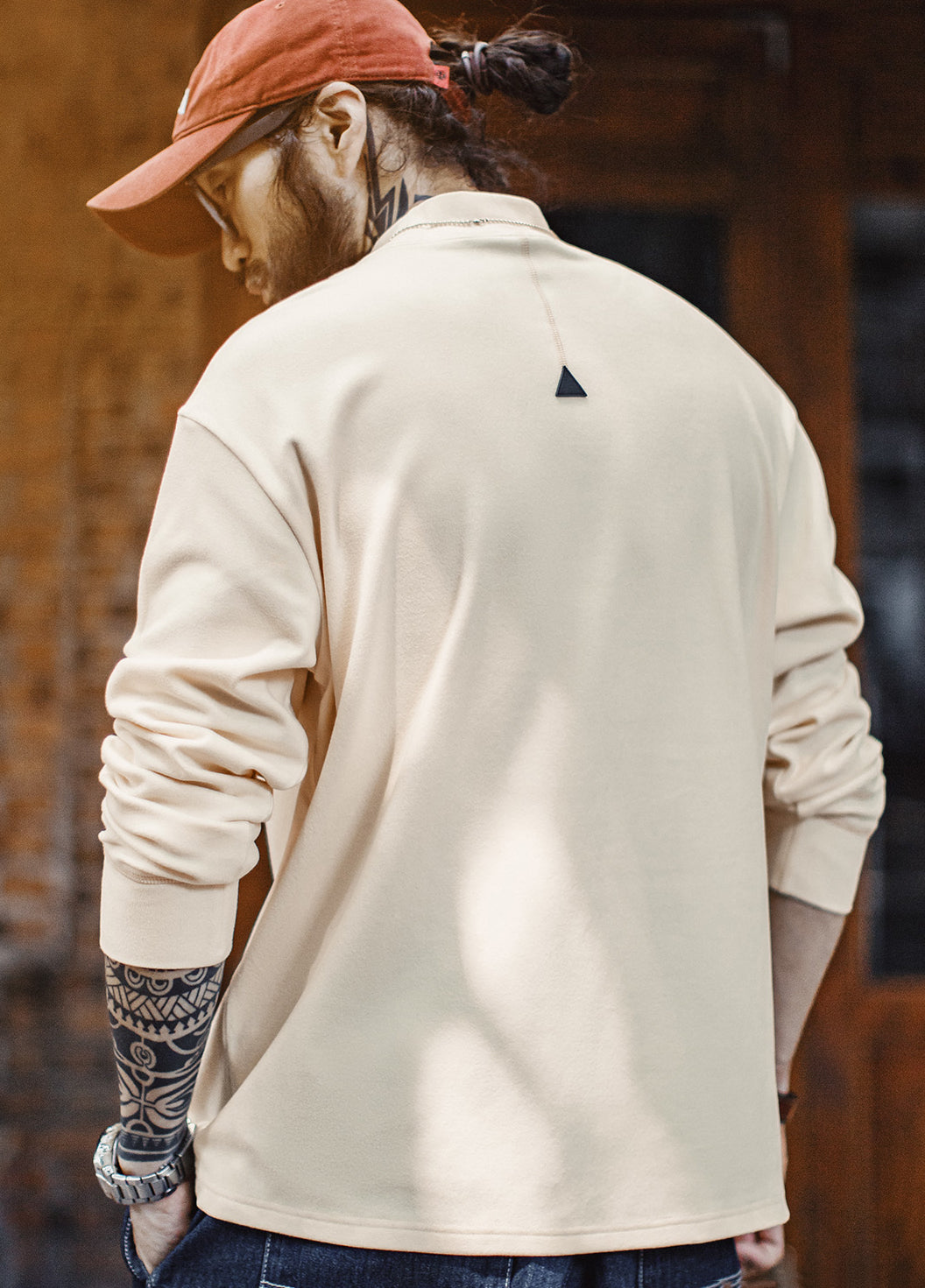 American Mock Neck Thermal Underwear Anti-Static Inner Layer Men's Sweater - Harmony Gallery