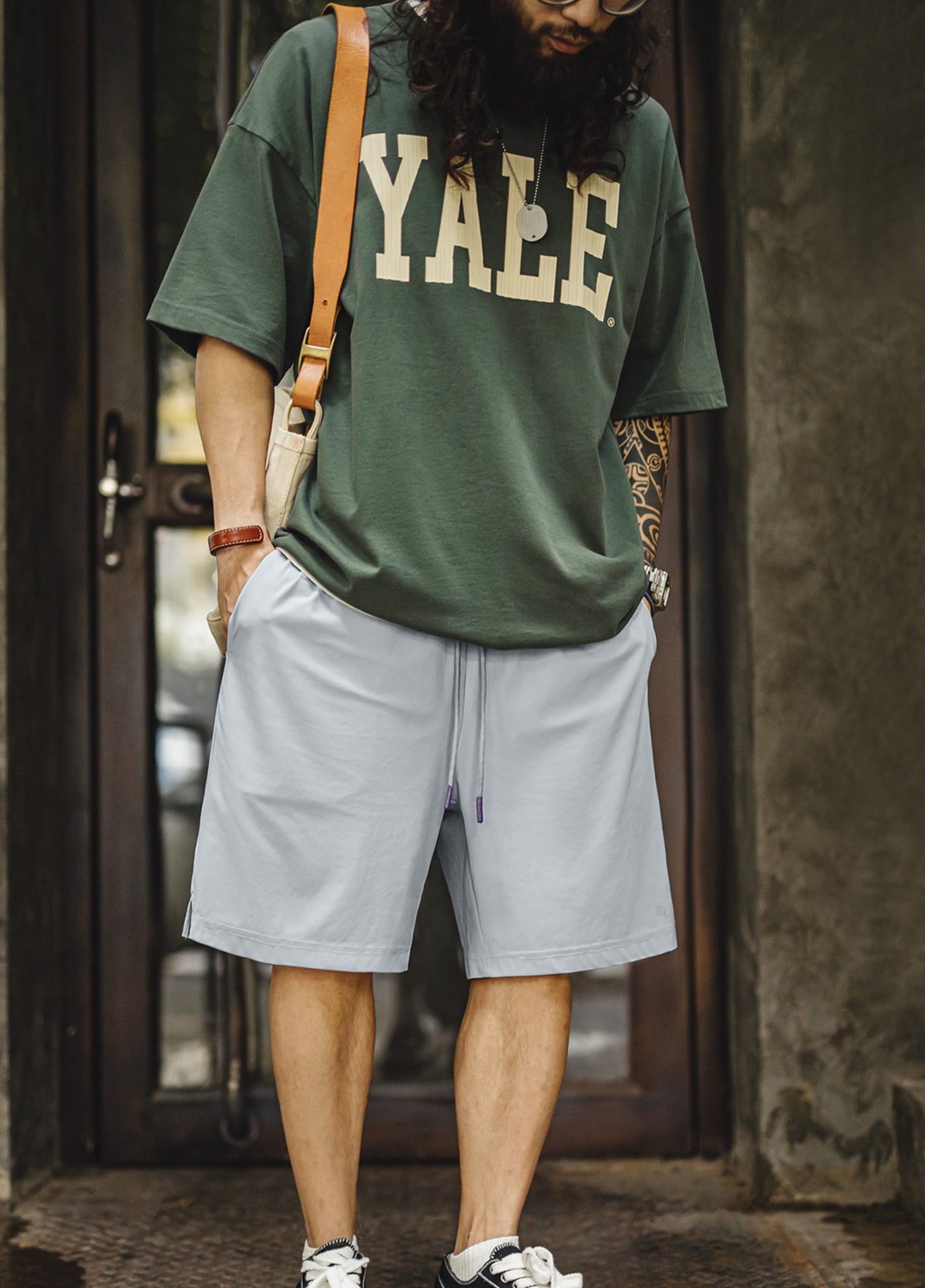 American ice Silk Cool Breathable Sports Running Basketball Thin Men's Shorts - Harmony Gallery