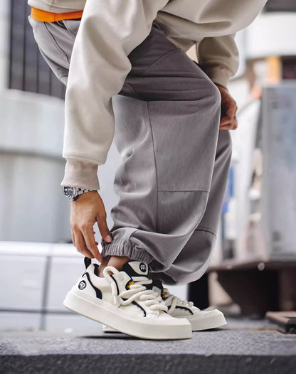 Electric Shark Big Head Breathable Cute Men's Casual Shoes - Harmony Gallery