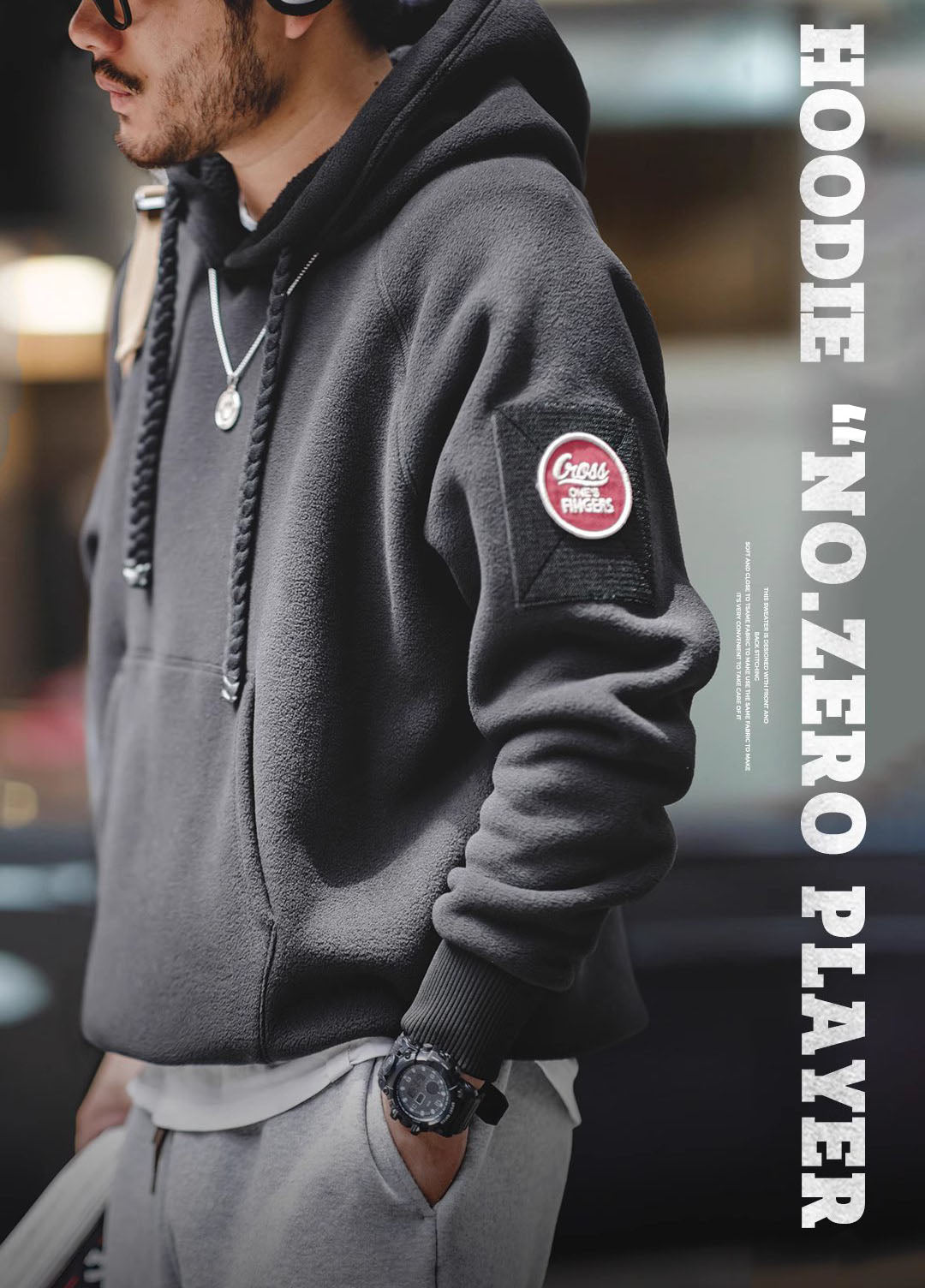 American Casual Heavyweight Fleece Thickened Pullover Men's Sweater - Harmony Gallery