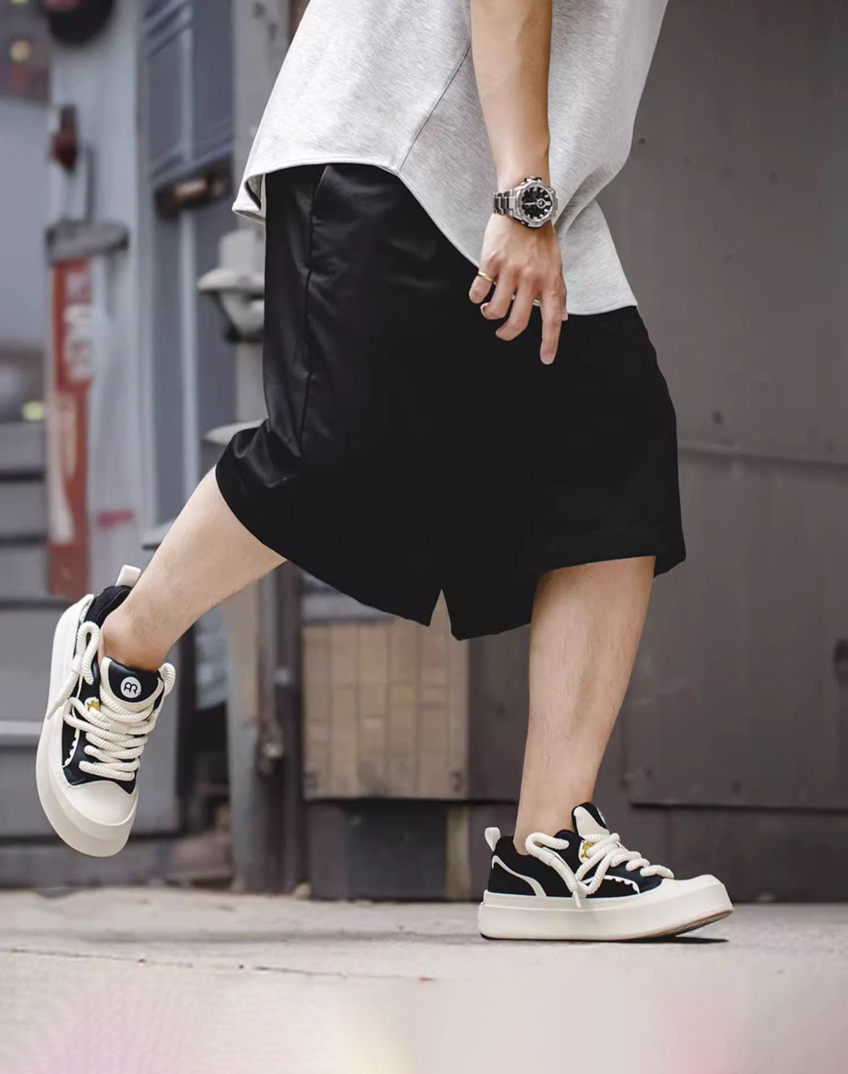 Electric Shark Big Head Breathable Cute Men's Casual Shoes - Harmony Gallery