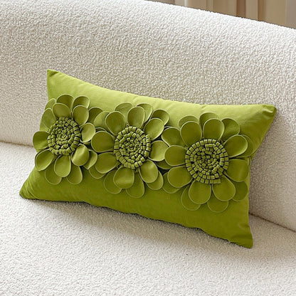 Vibrant Blossom Beauty 3D Floral Decorative Throw Pillows - Harmony Gallery