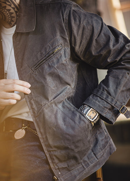 American Retro Fourth Generation Wax Tough Guy Canvas Men's Jacket - Harmony Gallery