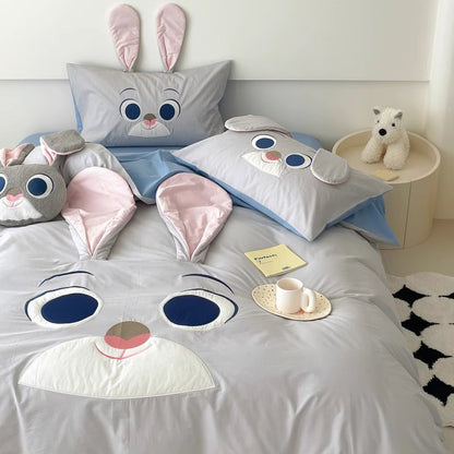 Disney Zootopia Judy Rabbit Washed Cotton Four-Piece Bed Set - Harmony Gallery