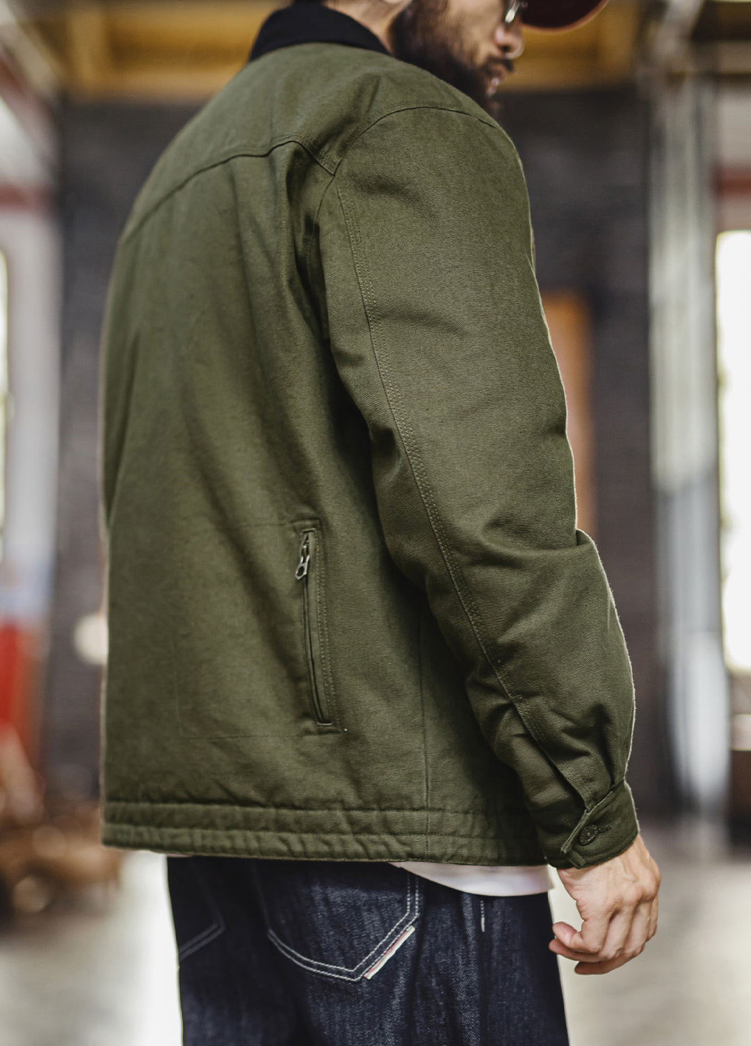 American Retro Detroit Cotton Interstellar Hunting Outfit Keep Warm Men's Jacket - Harmony Gallery
