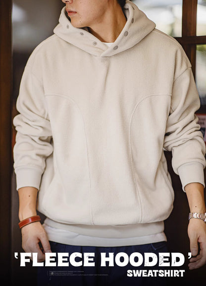 American Double-Sided Polar Fleece Plus Velvet Warm Pullover Men's Sweater - Harmony Gallery