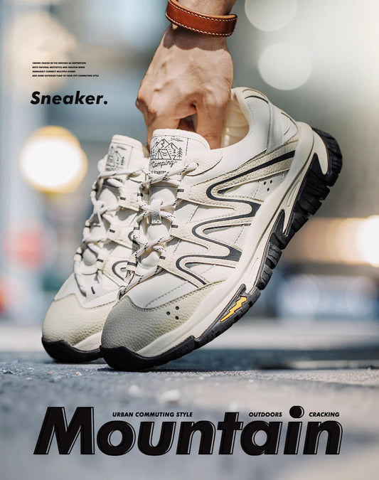 Retro Outdoor Running Mountaineering Hiking Men's Sports Shoes - Harmony Gallery