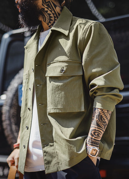 American Retro M43 Military Green With Pockets Heavyweight Men's Jacket