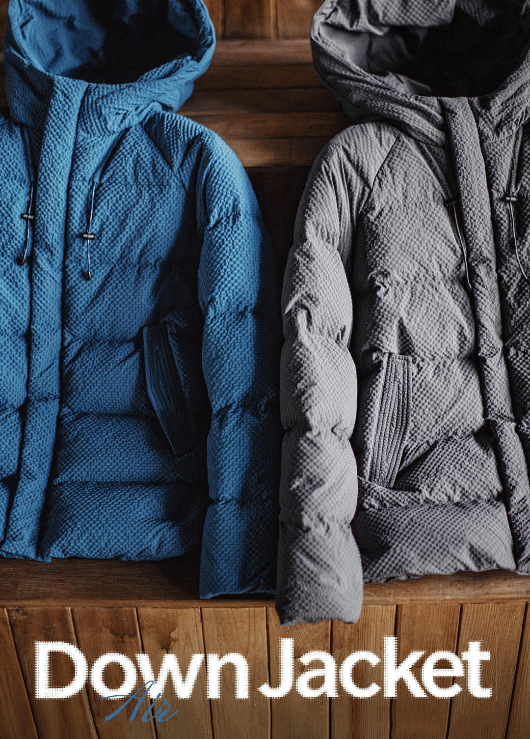American Workwear Seersucker Outerwear High Loft Textured Men's Jacket - Harmony Gallery