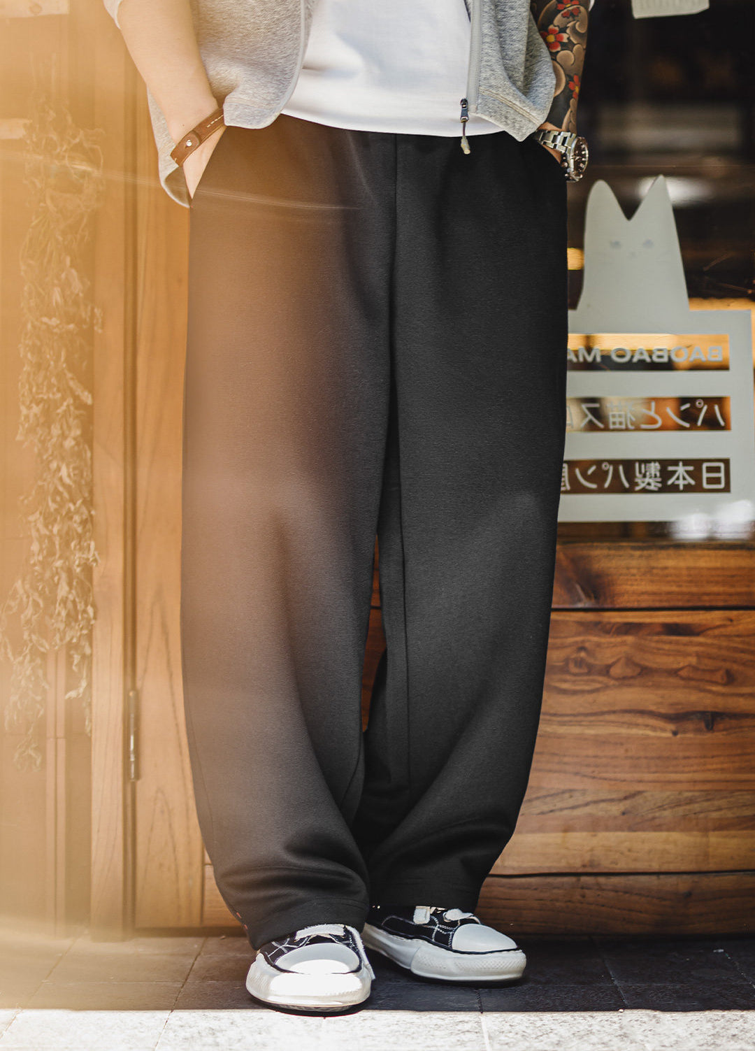 American Jogger Sweatpants Heavyweight Straight-Leg Sports Men's Trousers