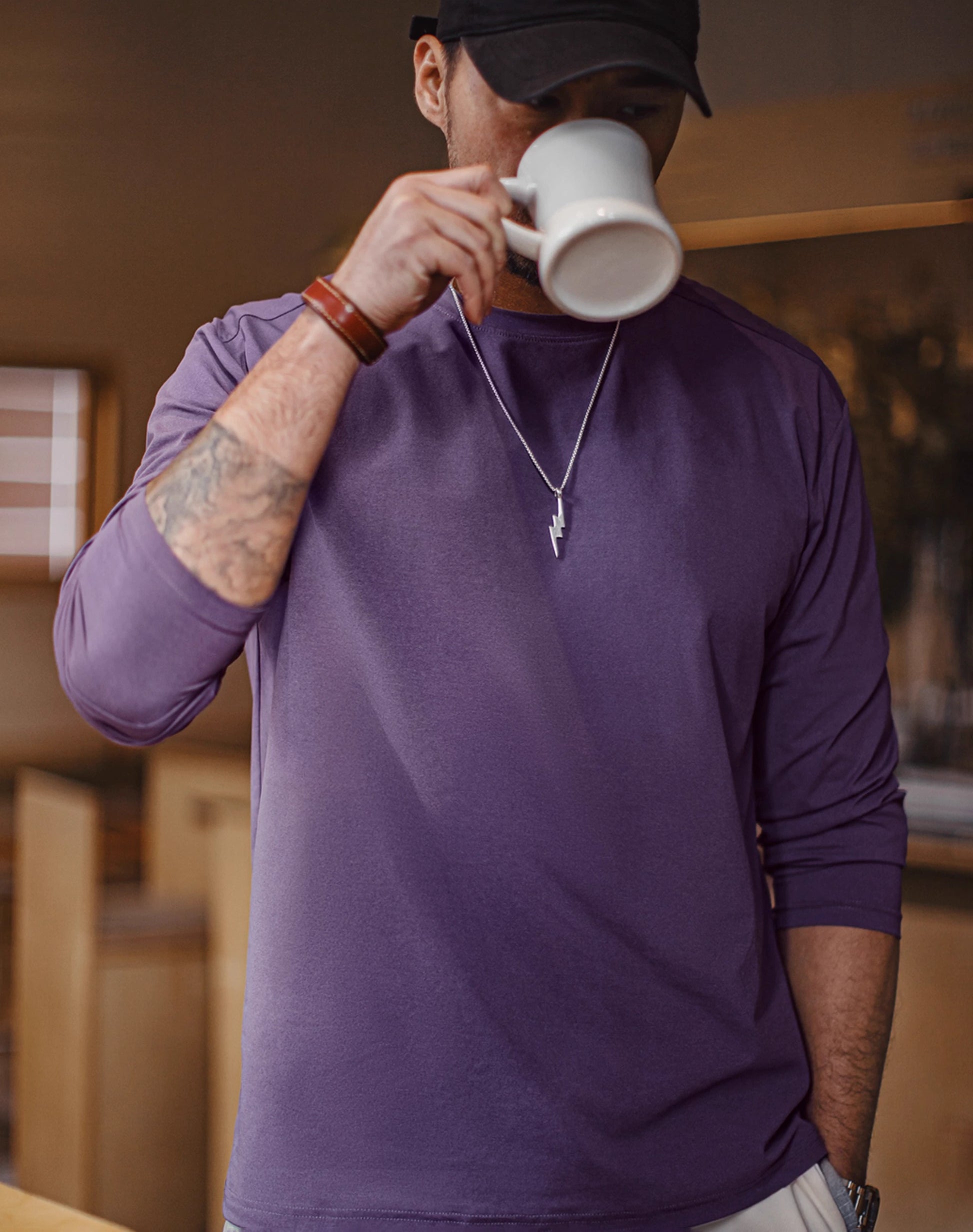 American Casual Antibacterial Quick-Drying Cool Breathable Men's Sweater - Harmony Gallery
