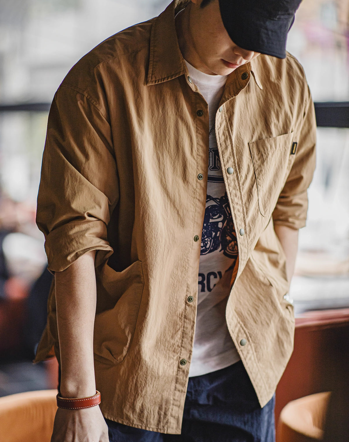 Workwear Mountain Waterproof Casual Maillard Men's Shirt - Harmony Gallery
